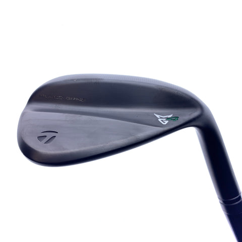 Used TaylorMade Milled Grind 4 Black Lob Wedge / 60.0 Degrees / Wedge Flex