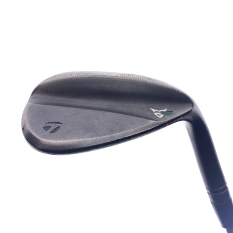Used TaylorMade Milled Grind 4 Black Lob Wedge / 60.0 Degrees / Wedge Flex
