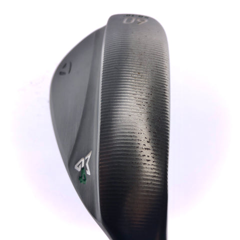 Used TaylorMade Milled Grind 4 Black Lob Wedge / 60.0 Degrees / X-Stiff Flex