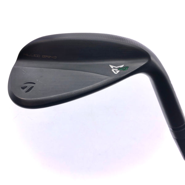 Used TaylorMade Milled Grind 4 Black Lob Wedge / 60.0 Degrees / X-Stiff Flex