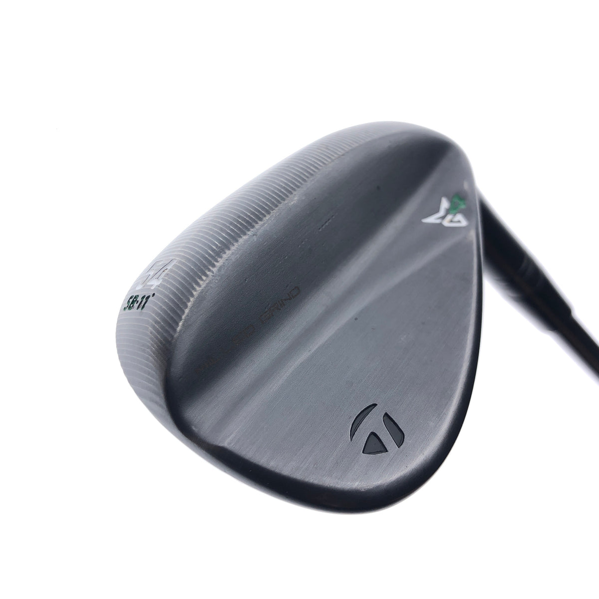 Used TaylorMade Milled Grind 4 Black Sand Wedge / 54.0 Degrees / Stiff Flex