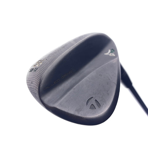 Used TaylorMade Milled Grind 4 Black Sand Wedge / 56.0 Degrees / Wedge Flex