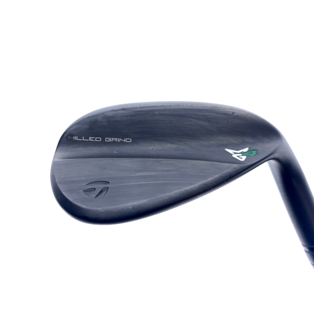 Used TaylorMade Milled Grind 4 Black Sand Wedge / 56.0 Degrees / Wedge Flex