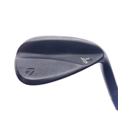 Used TaylorMade Milled Grind 4 Black Sand Wedge / 56.0 Degrees / Wedge Flex