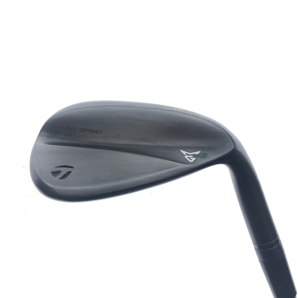 Used TaylorMade Milled Grind 4 Black Sand Wedge / 56.0 Degrees / Wedge Flex