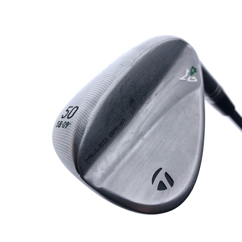 Used TaylorMade Milled Grind 4 Gap Wedge / 50.0 Degrees / Wedge Flex