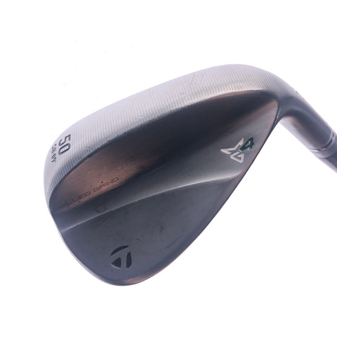 Used TaylorMade Milled Grind 4 Gap Wedge / 50.0 Degrees / Wedge Flex