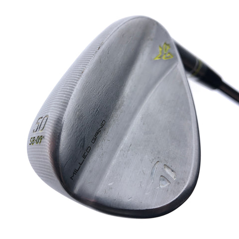 Used TaylorMade Milled Grind 4 Gap Wedge / 50.0 Degrees / Wedge Flex