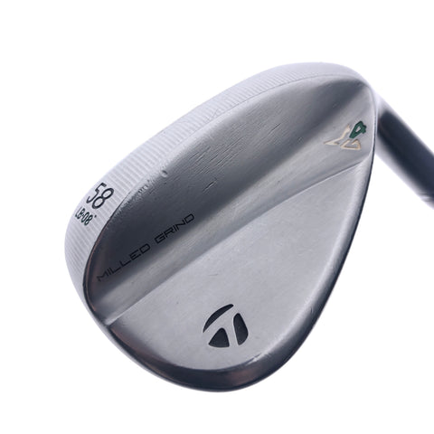 Used TaylorMade Milled Grind 4 Lob Wedge / 58.0 Degrees / Regular Flex