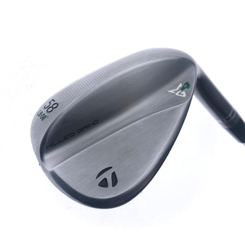 Used TaylorMade Milled Grind 4 Lob Wedge / 58.0 Degrees / Stiff Flex