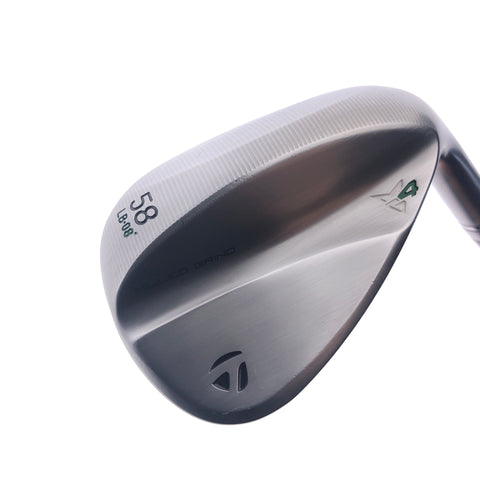 Used TaylorMade Milled Grind 4 Lob Wedge / 58.0 Degrees / Stiff Flex