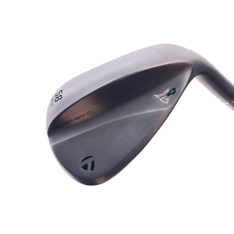 Used TaylorMade Milled Grind 4 Lob Wedge / 58.0 Degrees / Stiff Flex