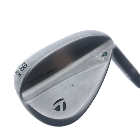 Used TaylorMade Milled Grind 4 Lob Wedge / 58.0 Degrees / Wedge Flex