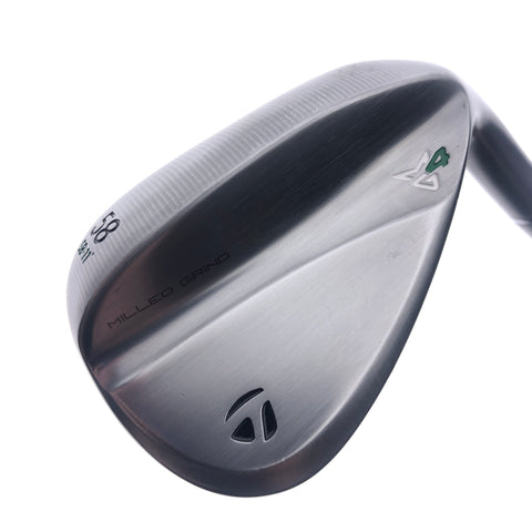 Used TaylorMade Milled Grind 4 Lob Wedge / 58.0 Degrees / Wedge Flex