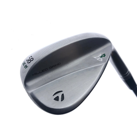 Used TaylorMade Milled Grind 4 Lob Wedge / 58.0 Degrees / Wedge Flex