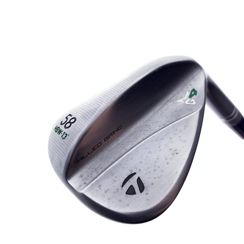 Used TaylorMade Milled Grind 4 Lob Wedge / 58.0 Degrees / Wedge Flex