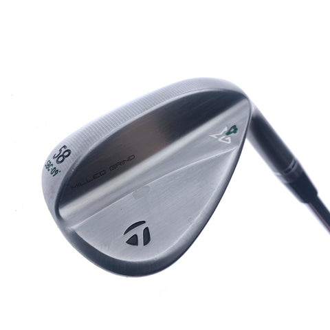Used TaylorMade Milled Grind 4 Lob Wedge / 58.0 Degrees / Wedge Flex