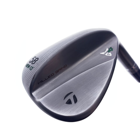 Used TaylorMade Milled Grind 4 Lob Wedge / 58.0 Degrees / Wedge Flex