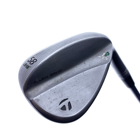 Used TaylorMade Milled Grind 4 Lob Wedge / 58.0 Degrees / Wedge Flex