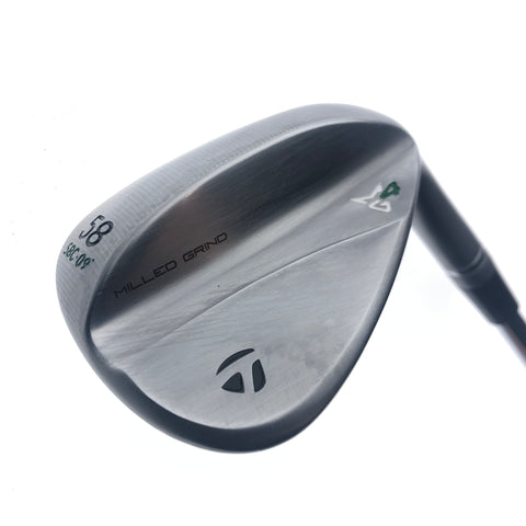 Used TaylorMade Milled Grind 4 Lob Wedge / 58.0 Degrees / Wedge Flex