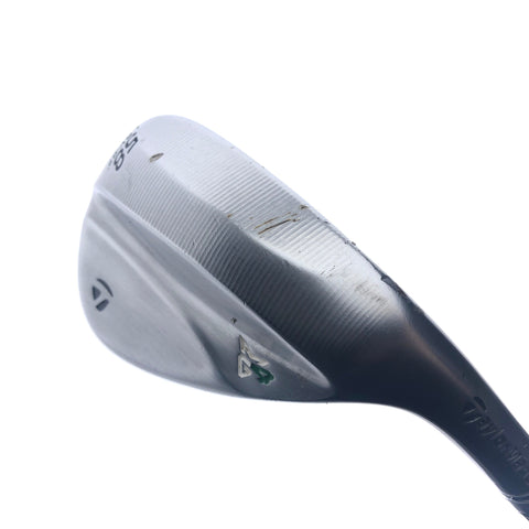 Used TaylorMade Milled Grind 4 Lob Wedge / 58.0 Degrees / Wedge Flex