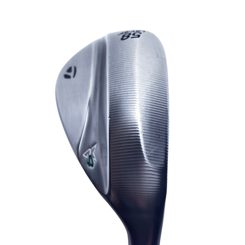 Used TaylorMade Milled Grind 4 Lob Wedge / 58.0 Degrees / Wedge Flex