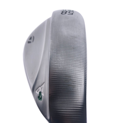 Used TaylorMade Milled Grind 4 Lob Wedge / 58.0 Degrees / Wedge Flex