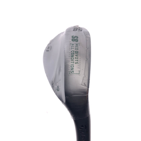 Used TaylorMade Milled Grind 4 Lob Wedge / 58.0 Degrees / Wedge Flex