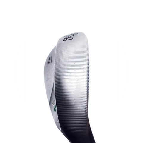 Used TaylorMade Milled Grind 4 Lob Wedge / 58.0 Degrees / Wedge Flex