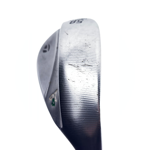 Used TaylorMade Milled Grind 4 Lob Wedge / 58.0 Degrees / Wedge Flex