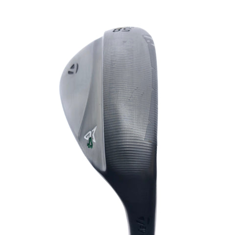 Used TaylorMade Milled Grind 4 Lob Wedge / 58.0 Degrees / Wedge Flex