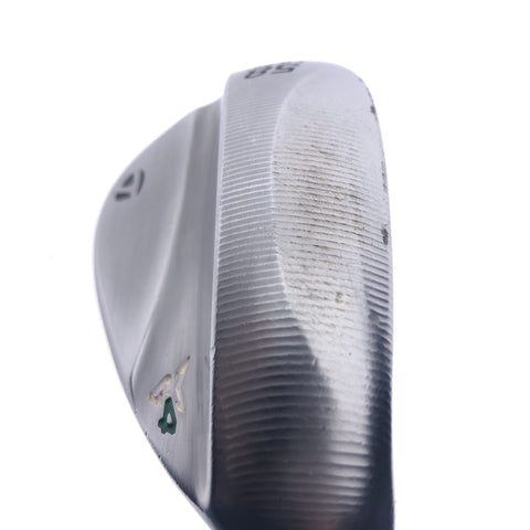 Used TaylorMade Milled Grind 4 Lob Wedge / 58.0 Degrees / Wedge Flex