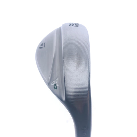 Used TaylorMade Milled Grind 4 Lob Wedge / 58.0 Degrees / Wedge Flex