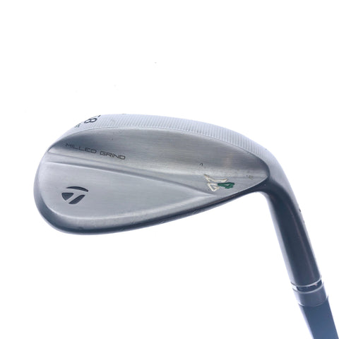 Used TaylorMade Milled Grind 4 Lob Wedge / 58.0 Degrees / Wedge Flex