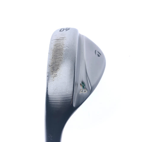 Used TaylorMade Milled Grind 4 Lob Wedge / 60 Degrees / Stiff Flex / Left-Handed