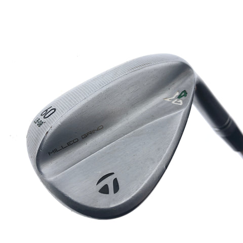 Used TaylorMade Milled Grind 4 Lob Wedge / 60.0 Degrees / Stiff Flex