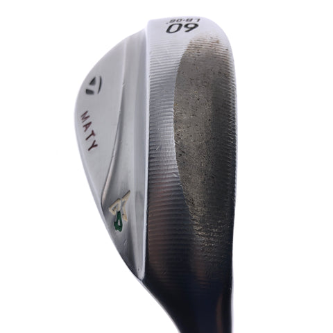 Used TaylorMade Milled Grind 4 Lob Wedge / 60.0 Degrees / Stiff Flex