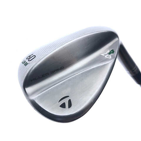 Used TaylorMade Milled Grind 4 Lob Wedge / 60.0 Degrees / Wedge Flex