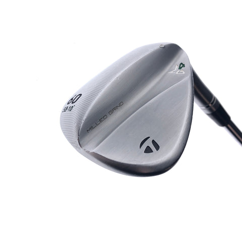 Used TaylorMade Milled Grind 4 Lob Wedge / 60.0 Degrees / Wedge Flex