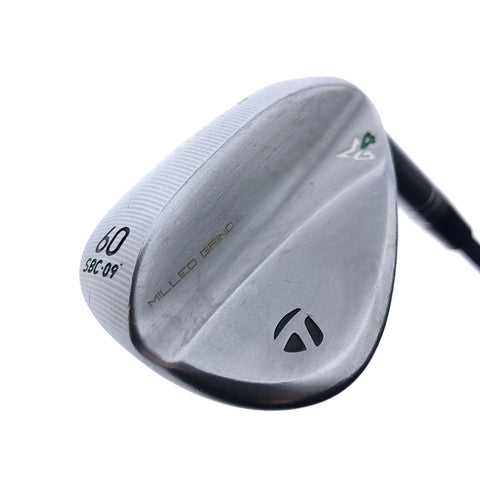 Used TaylorMade Milled Grind 4 Lob Wedge / 60.0 Degrees / Wedge Flex