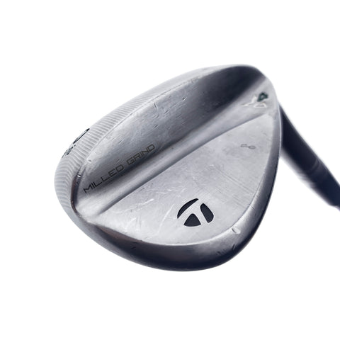 Used TaylorMade Milled Grind 4 Lob Wedge / 60.0 Degrees / Wedge Flex