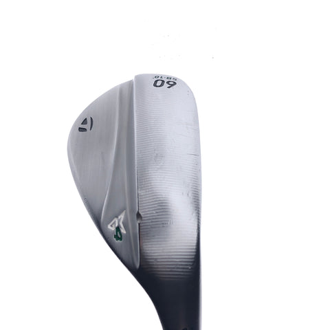 Used TaylorMade Milled Grind 4 Lob Wedge / 60.0 Degrees / Wedge Flex