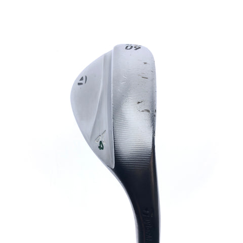 Used TaylorMade Milled Grind 4 Lob Wedge / 60.0 Degrees / Wedge Flex