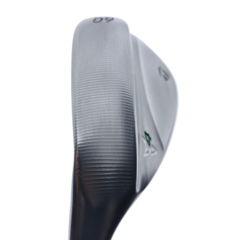 Used TaylorMade Milled Grind 4 Lob Wedge / 60.0 Degrees / Wedge Flex / L-H