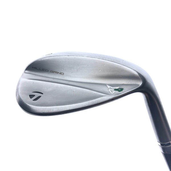 Used TaylorMade Milled Grind 4 Lob Wedge / 60.0 Degrees / Wedge Flex