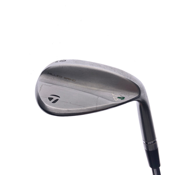 Used TaylorMade Milled Grind 4 Lob Wedge / 60.0 Degrees / Wedge Flex
