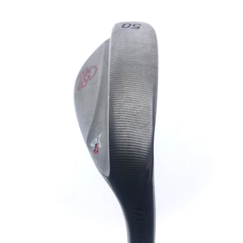 Used TaylorMade Milled Grind 4 Raw Gap Wedge / 50.0 Degrees / Stiff Flex