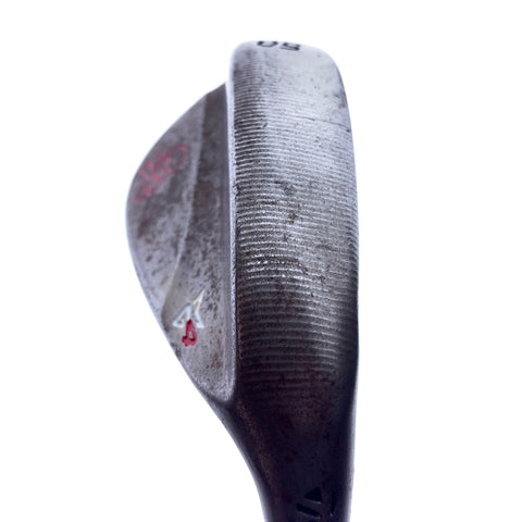 Used TaylorMade Milled Grind 4 Raw Gap Wedge / 50.0 Degrees / Stiff Flex