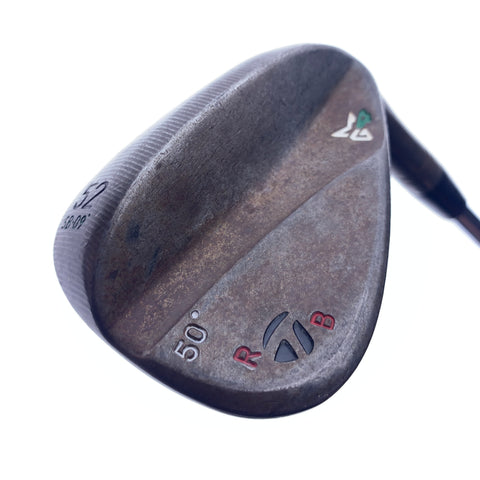 Used TaylorMade Milled Grind 4 Raw Gap Wedge / 52.0 Degrees / Stiff Flex