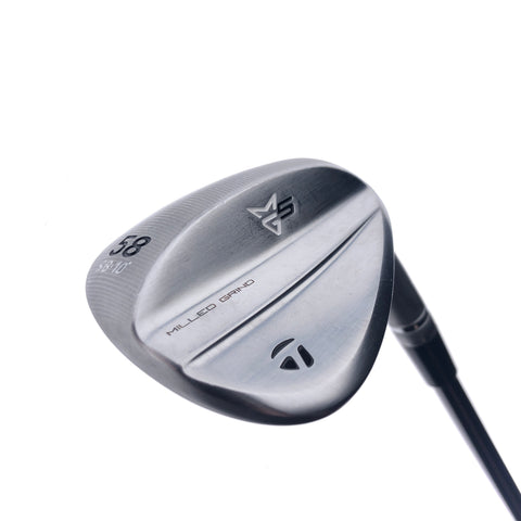 Used TaylorMade Milled Grind 5 Lob Wedge / 58.0 Degrees / Stiff Flex